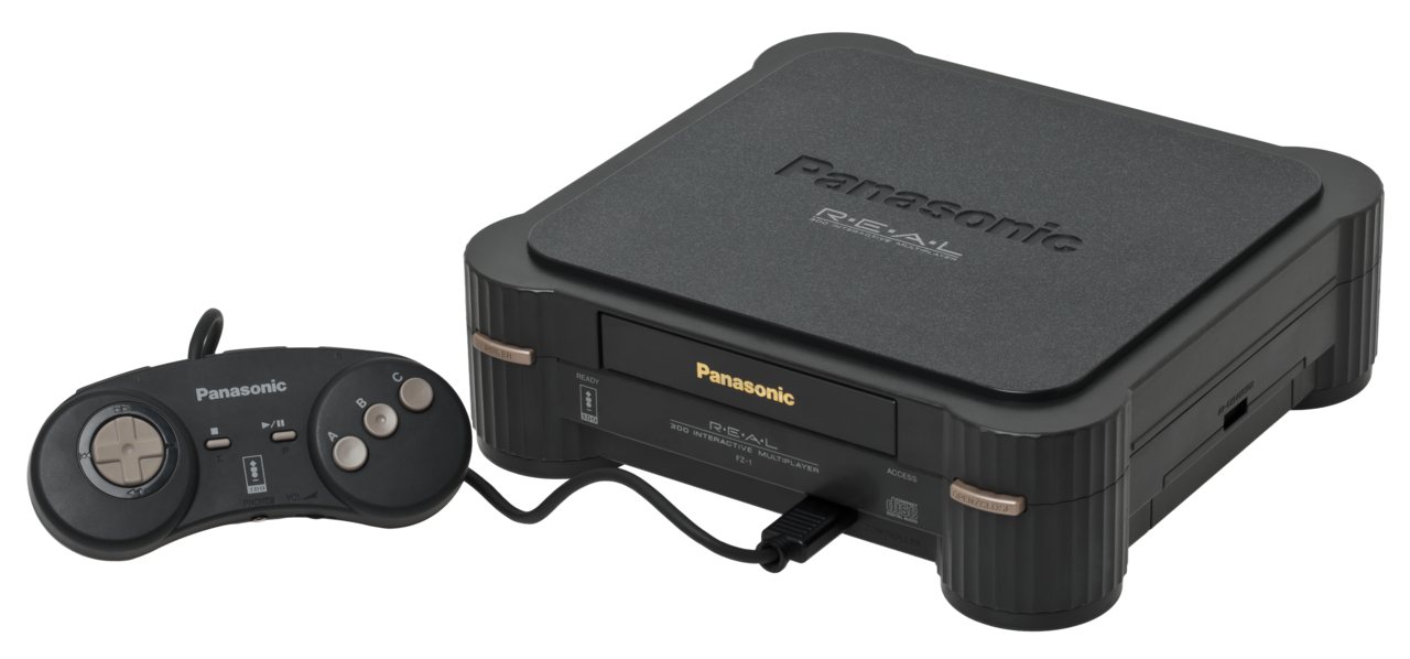 The Panasonic FZ-1 R.E.A.L. 3DO Interactive Multiplayer console and controller from 1993