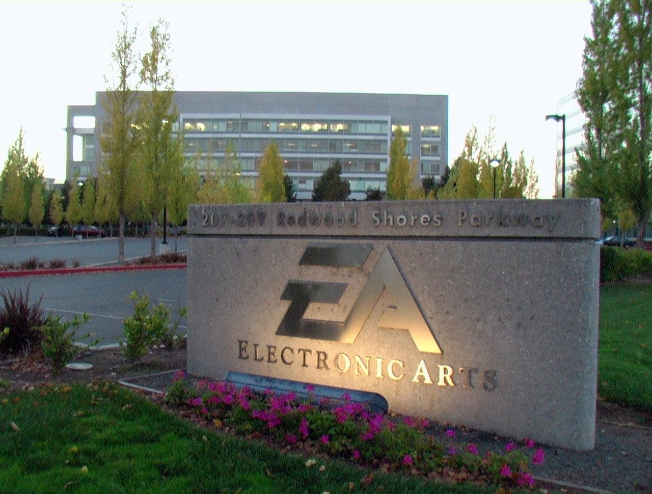 Electronic Arts headquarters building at Redwood Shores, California