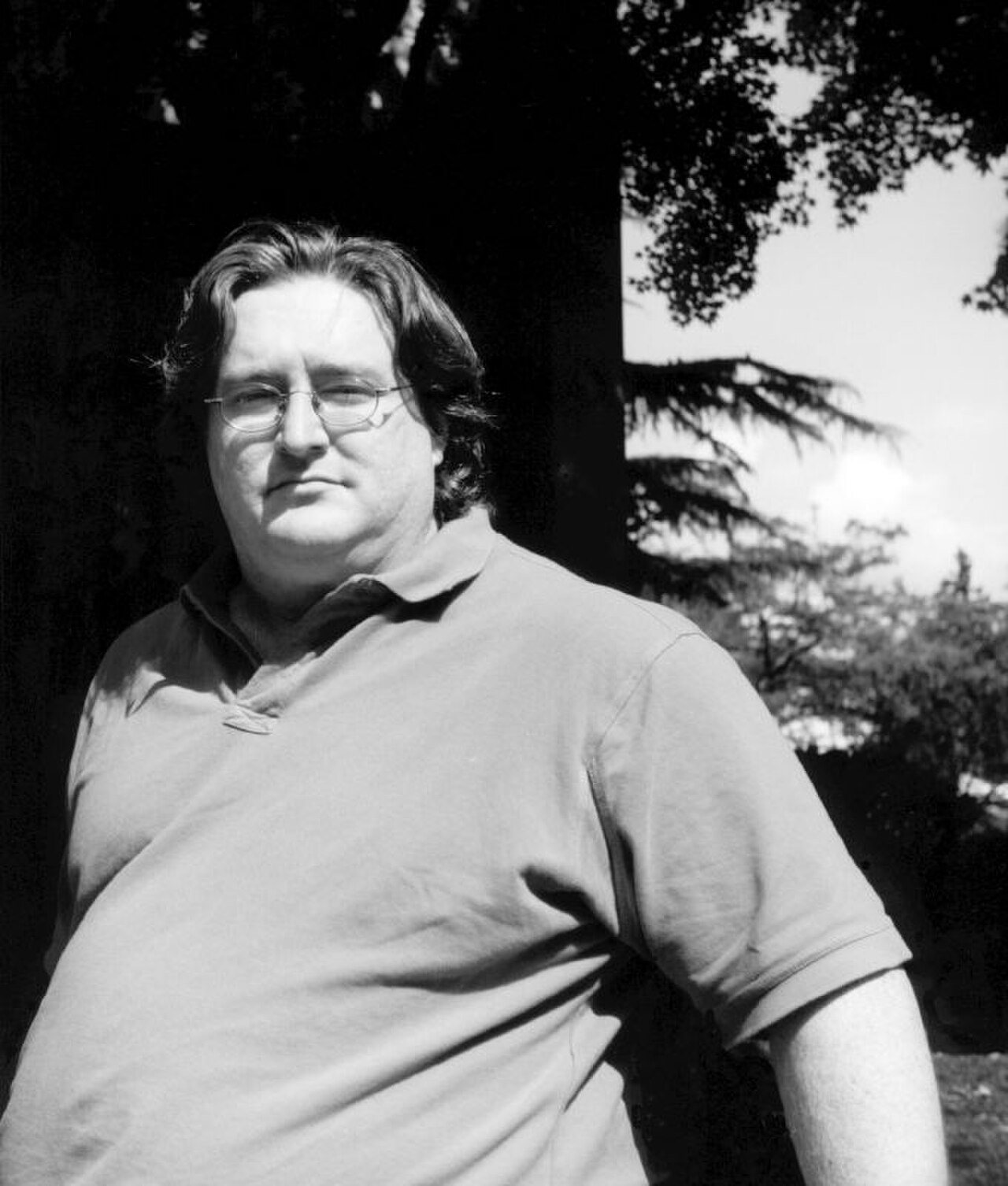 Gabe Newell, co-founder of Valve Corporation, photographed in 2002