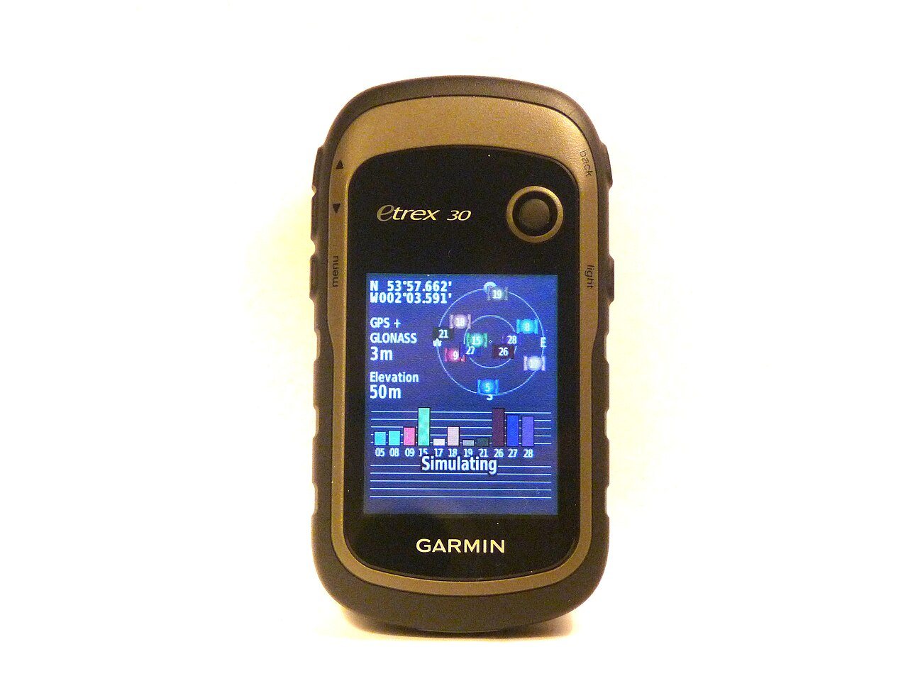 Garmin eTrex handheld GPS, the kind of gadget reviewed weekly on TechTV's Fresh Gear and The Screen Savers