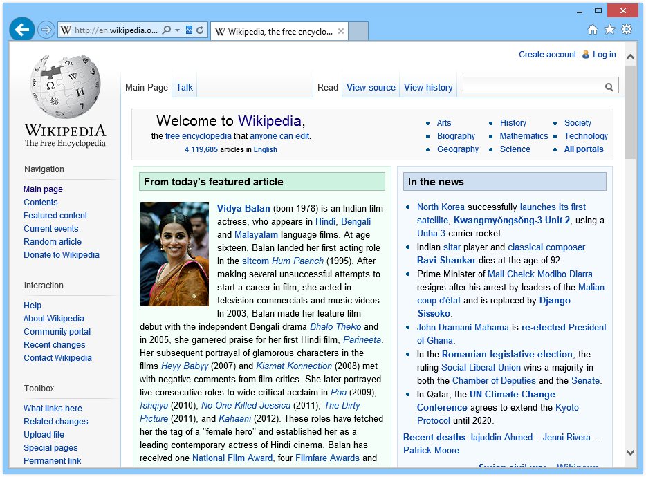An Internet Explorer browser window on Windows, the Microsoft desktop MSN Messenger shipped alongside