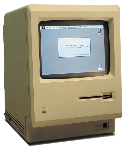 An early desktop computer of the kind that put a personal home page within reach of ordinary people