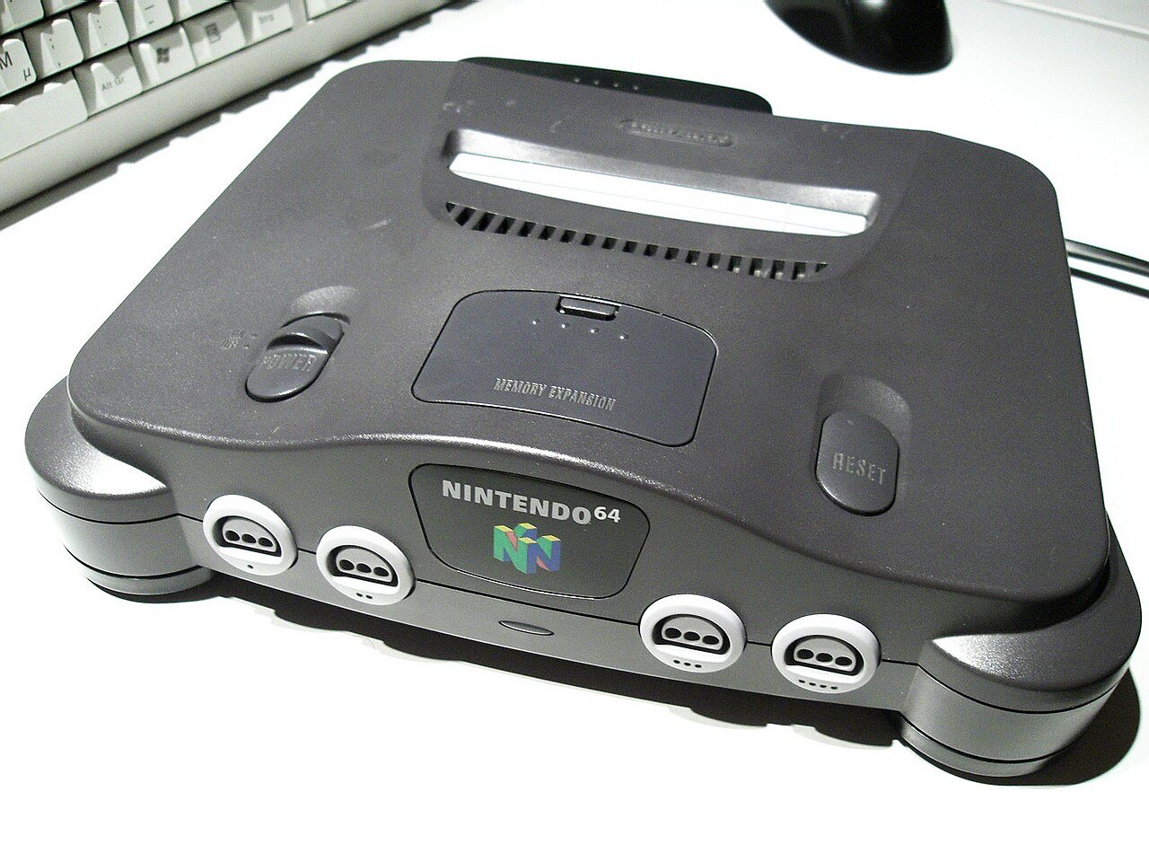 Nintendo 64 console and controller, the hardware GoldenEye 007 ran on
