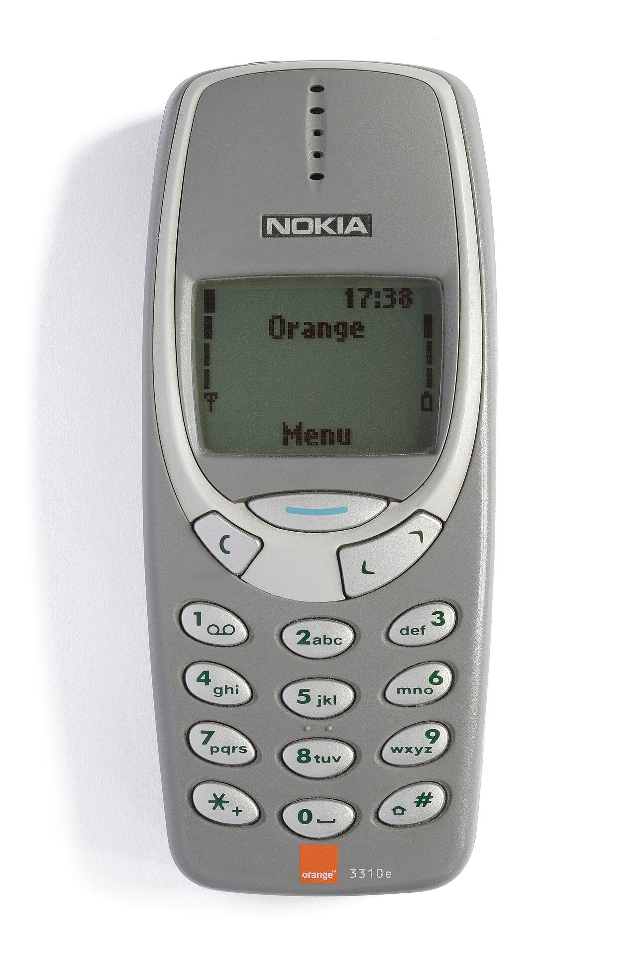 A classic Nokia mobile phone from the years when Nokia still built its own handsets