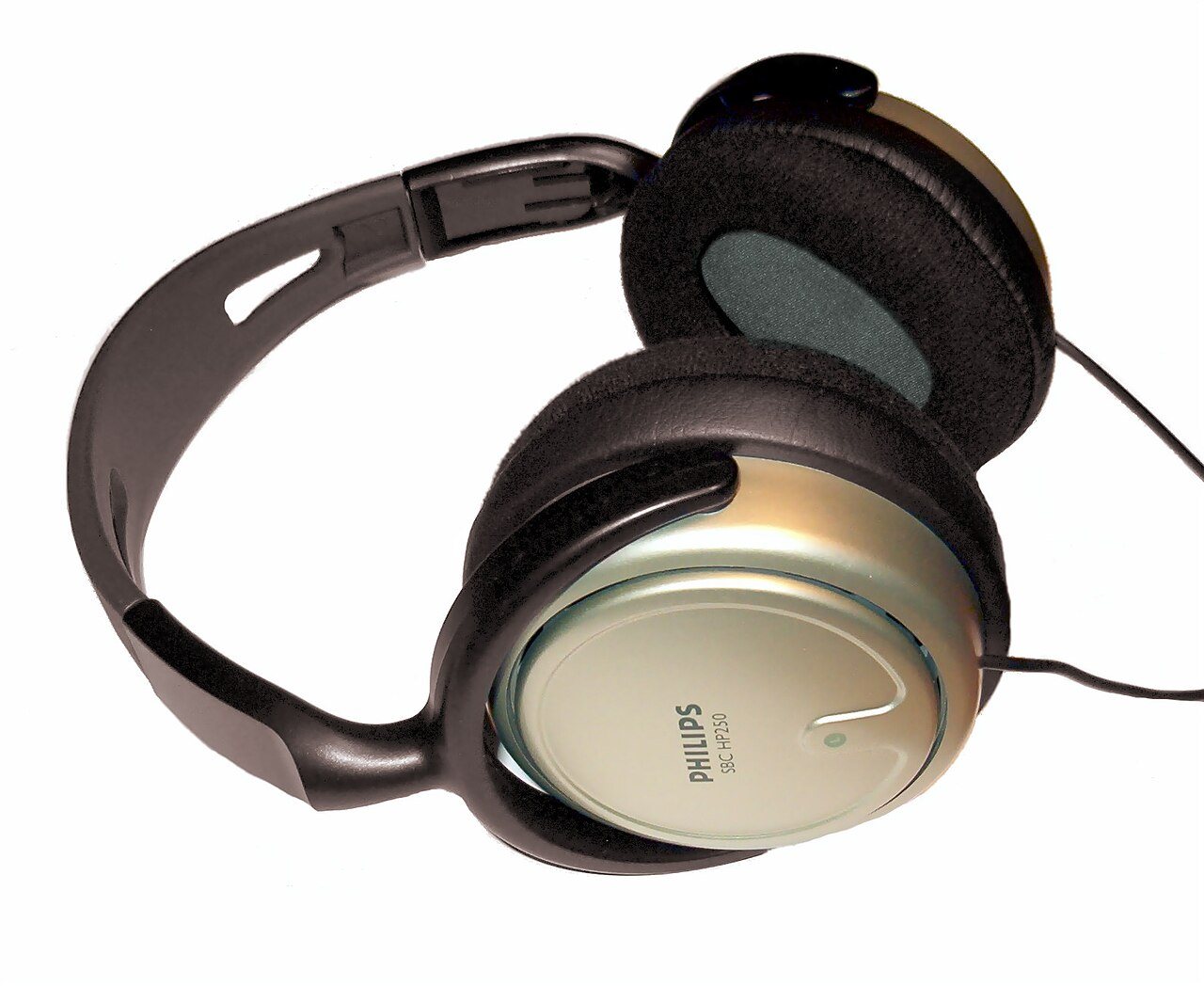 A pair of Philips headphones representing the audio streaming era